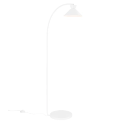 kinkiecik.pl Metalowa lampa podłogowa Dial - Nordlux, biała 2213394001